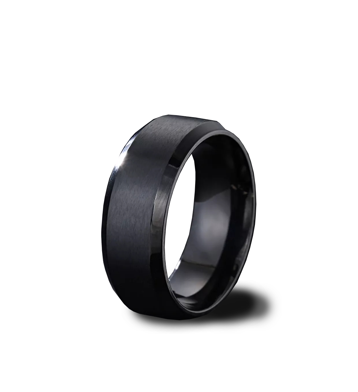 Anello clearance acciaio nero